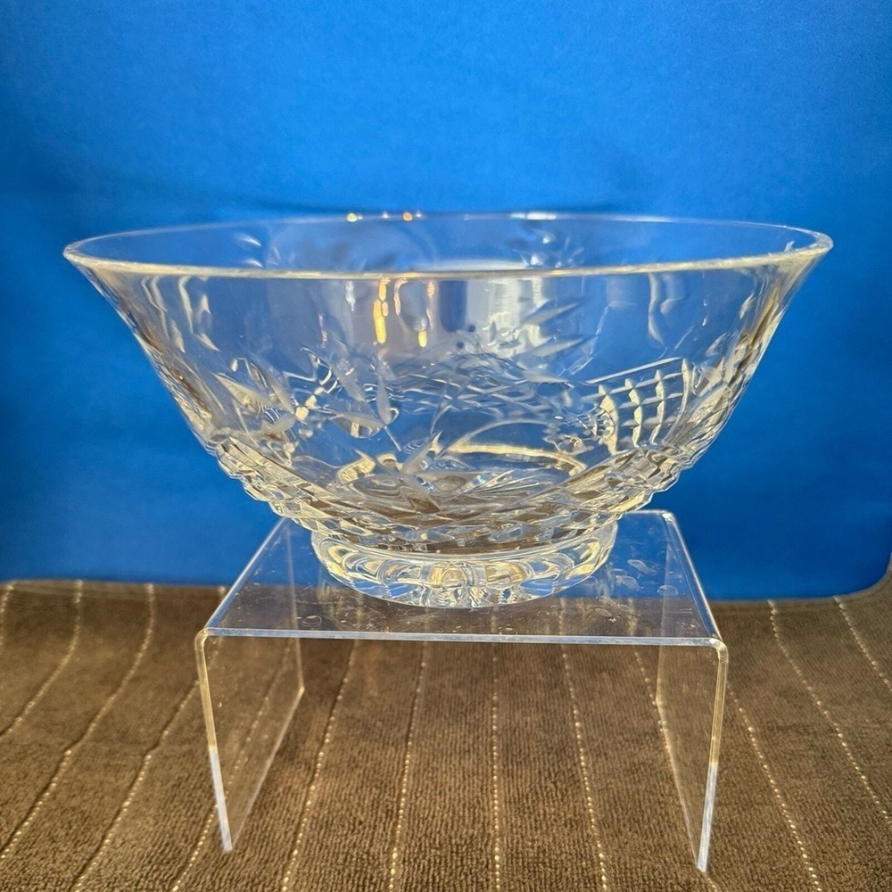 Wedgwood -9" Footed Crystal Bowl Lead Crystal - Germany